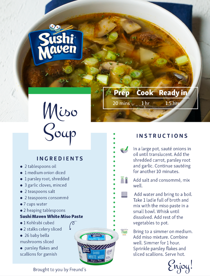 Sushi Maven Miso Soup Recipe