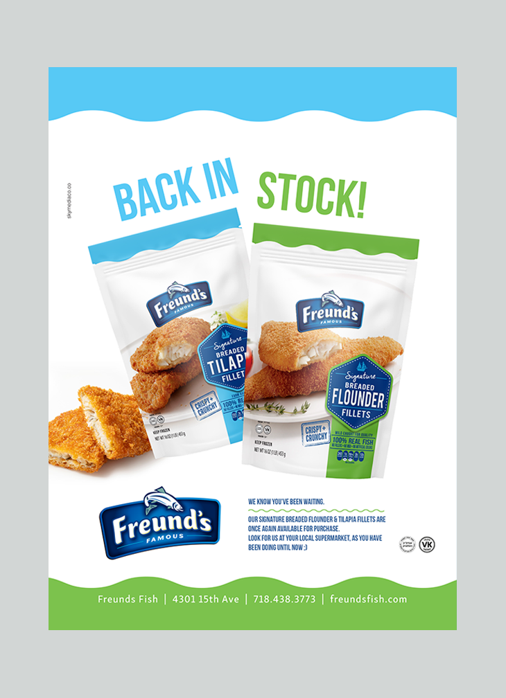 Freund's Back In Stock Ad