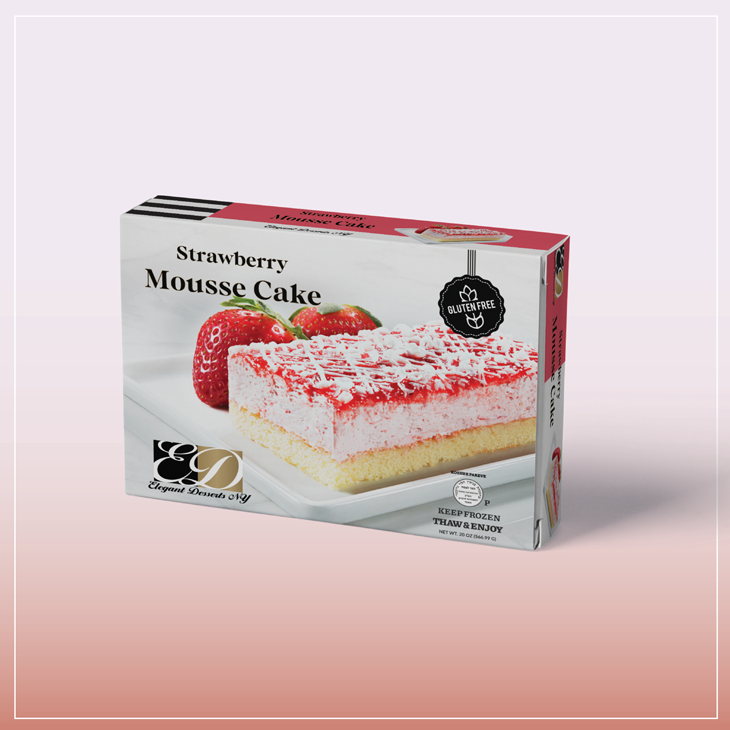 Elegant Desserts Strawberry Mousse Cake
